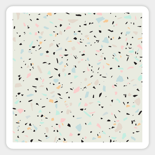 Pastel Terrazzo / Tiny Shapes Sticker by matise